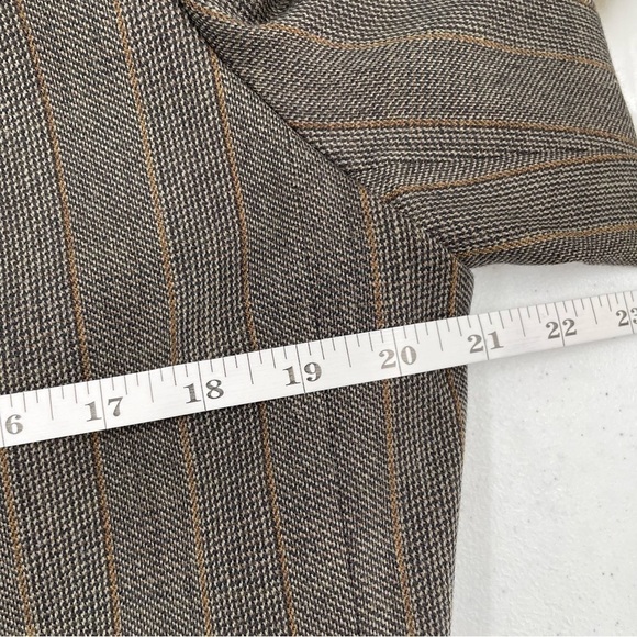 Harve' Bernard Sport Vintage 100% Wool Long Sleeve Fringe Detail Pockets Jacket - Picture 6 of 9